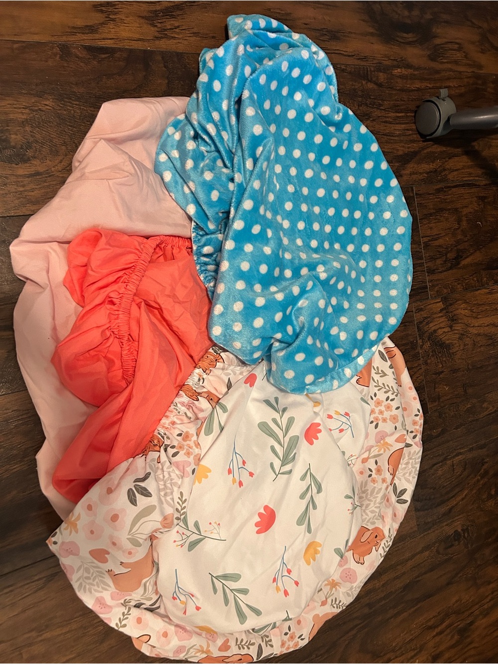 Bassinet and changing table sheets
